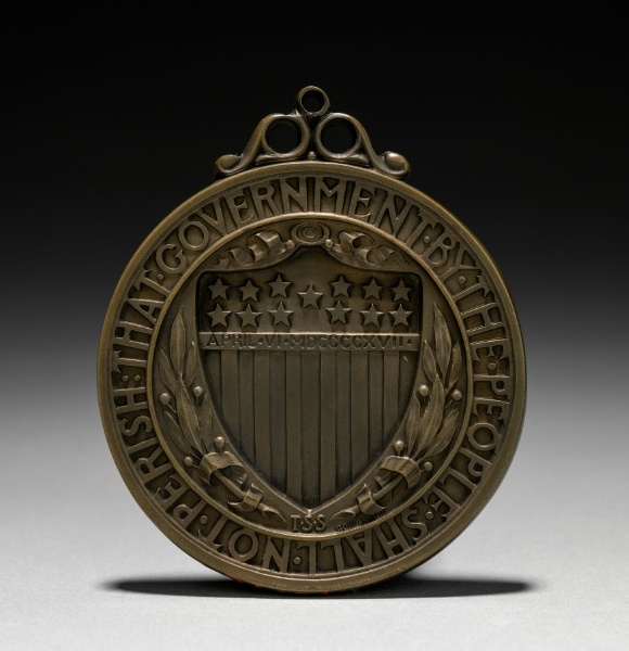 Medal: Issued by the American Fund for French Wounded (reverse)