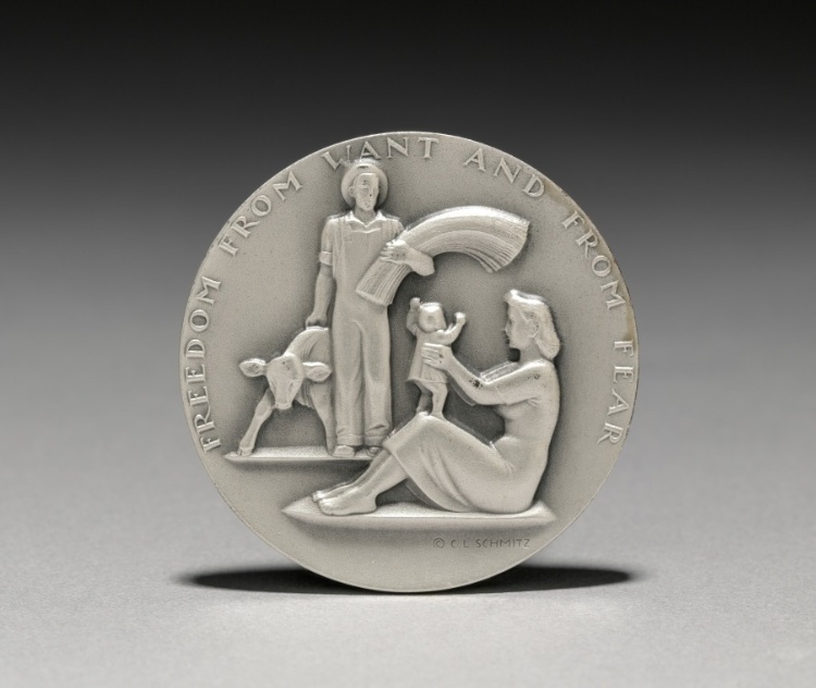 Medal: The Four Freedoms (reverse)