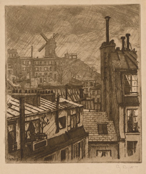 Montmartre, le Moulin de la Gallette