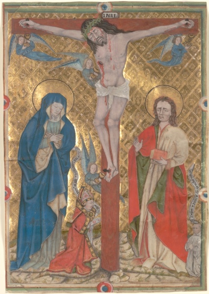 Single Leaf from a Missal: The Crucifixion