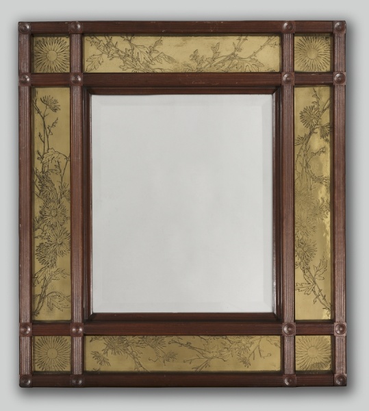 Mirror with Ornamented Frame