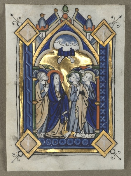 Leaf Excised from a Psalter: The Ascension