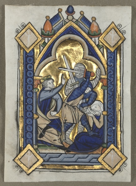 Leaf Excised from a Psalter: Massacre of the Innocents