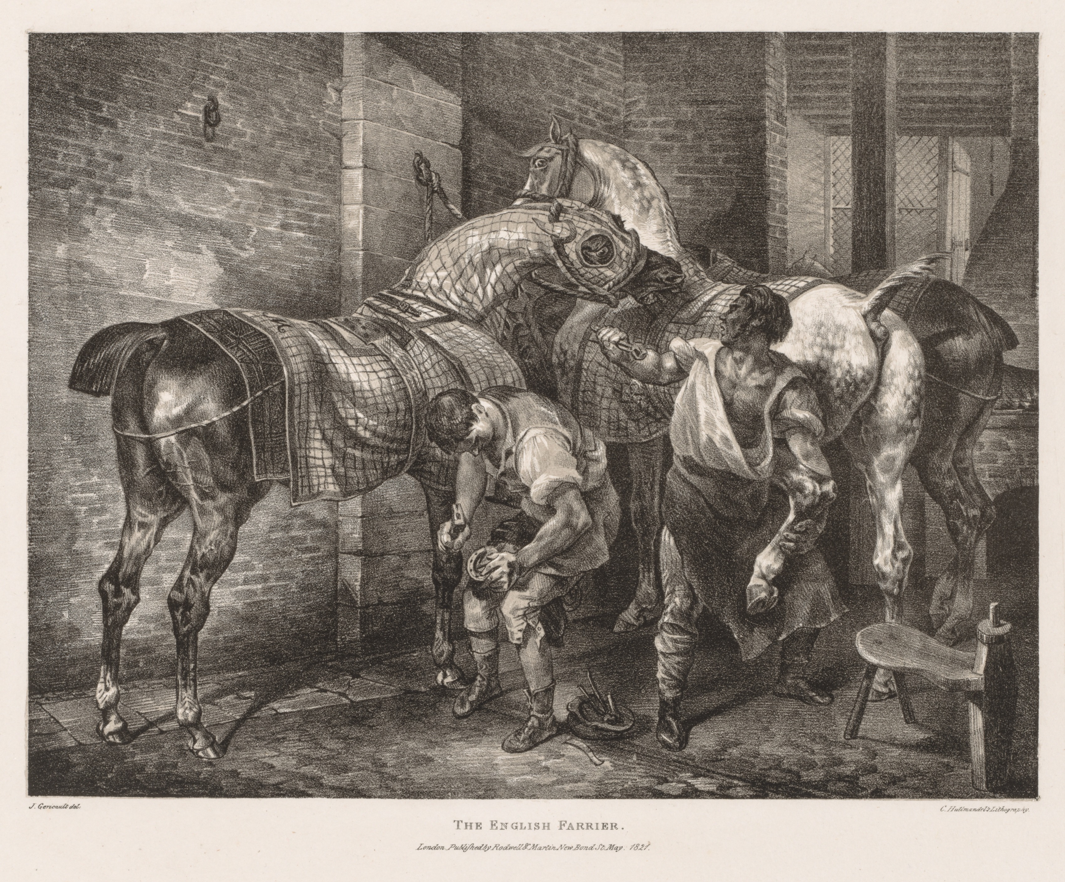 Various Subjects Drawn from Life and on Stone:  The English Farrier