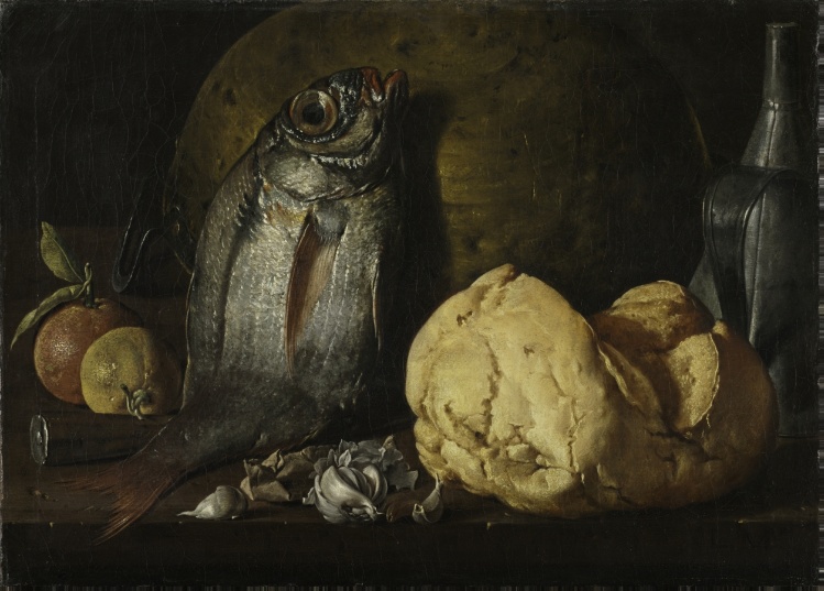 Still Life with Fish, Bread, and Kettle