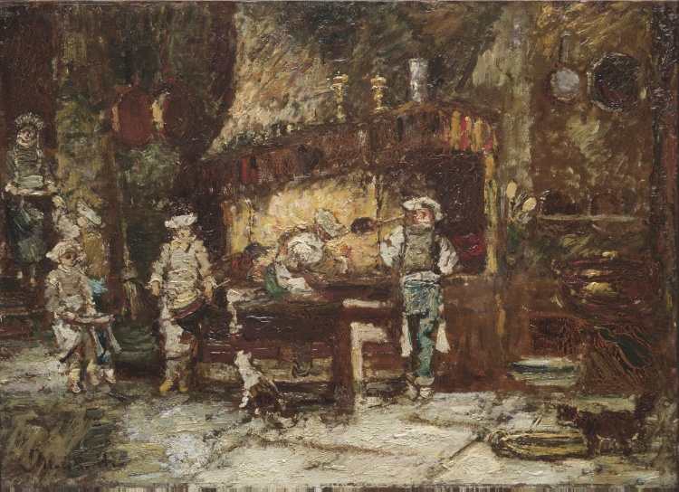 The Kitchen of the Rôtisserie des Deux Paons