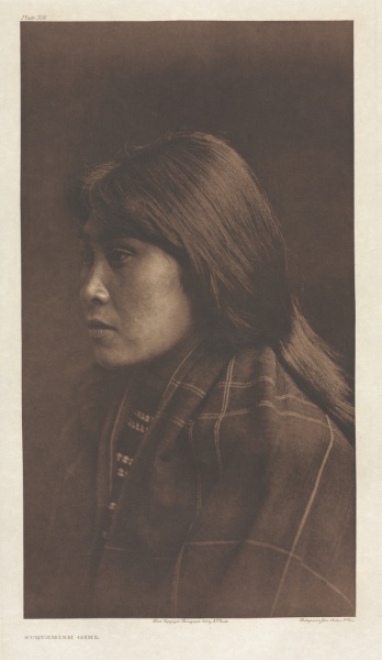 Portfolio IX, Plate 306: Suquamish Girl