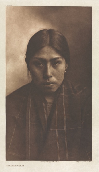 Portfolio IX, Plate 305: Suquamish Woman
