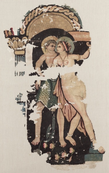 Fragment with Satyr and Maenad