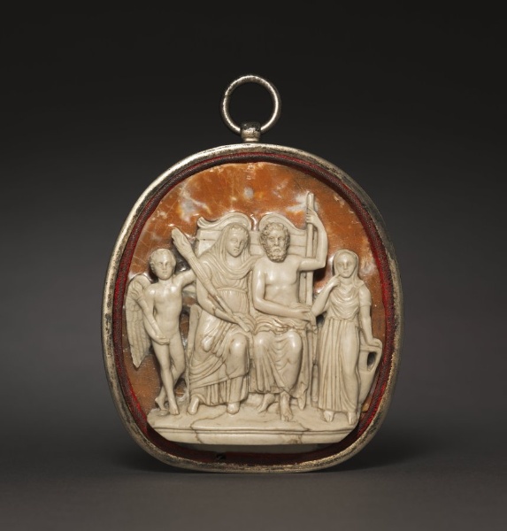 Cameo of Zeus and Hera Enthroned