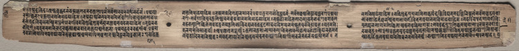 Text, folio 37 (verso) from a Gandavyuha-sutra (Scripture of the Supreme Array)
