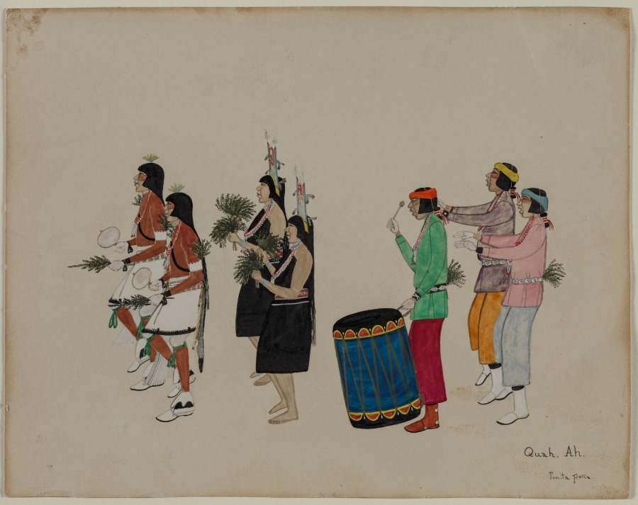 Corn Dancers, Tonita Peña, 1930s