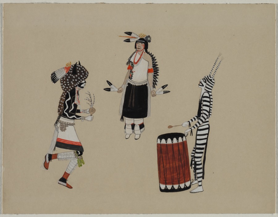 Buffalo Dance, Tonita Peña, 1930s