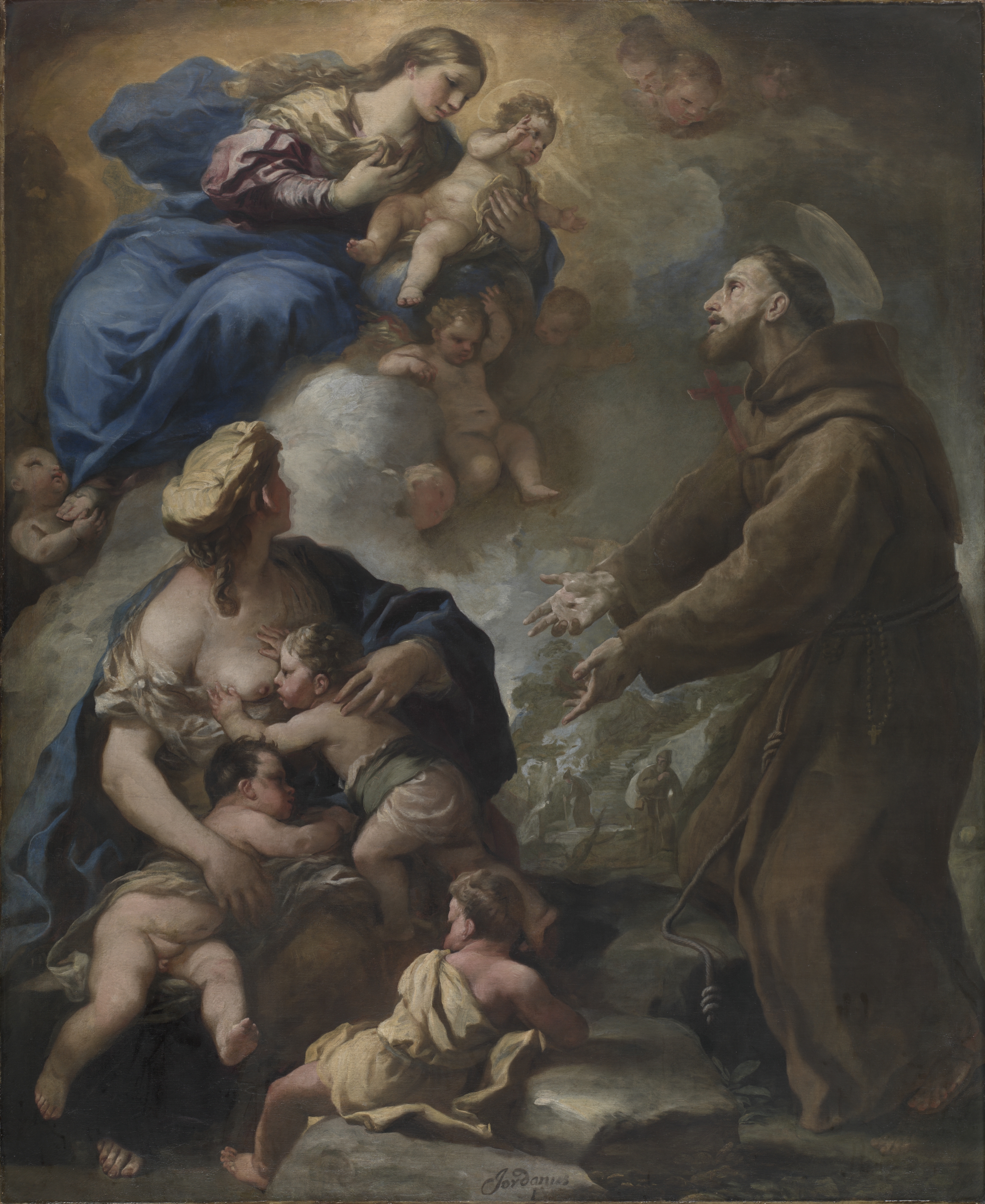 The Virgin and Child Appearing to Saint Francis of Assisi
