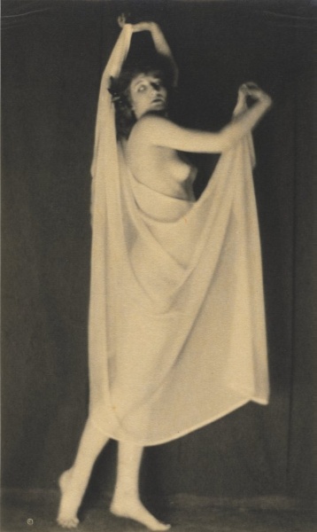 Untitled, From the Series, The Female Figure (Standing Nude With Drapery)