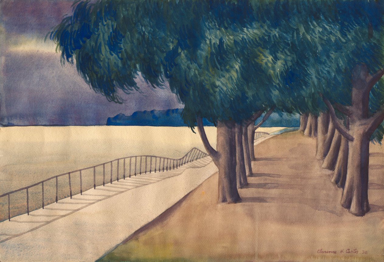 Storm over Lake Erie, Кларенс Картер, 1930