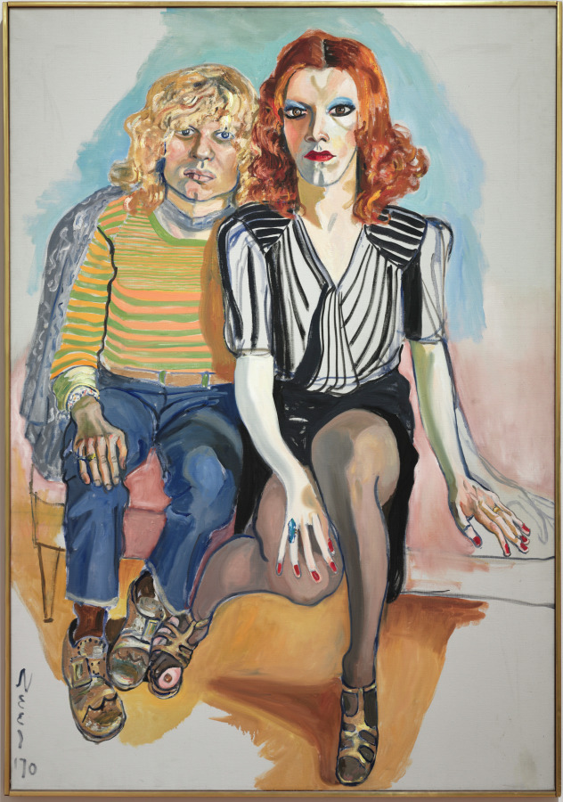 Jackie Curtis and Ritta Redd, Alice Neel, 1970