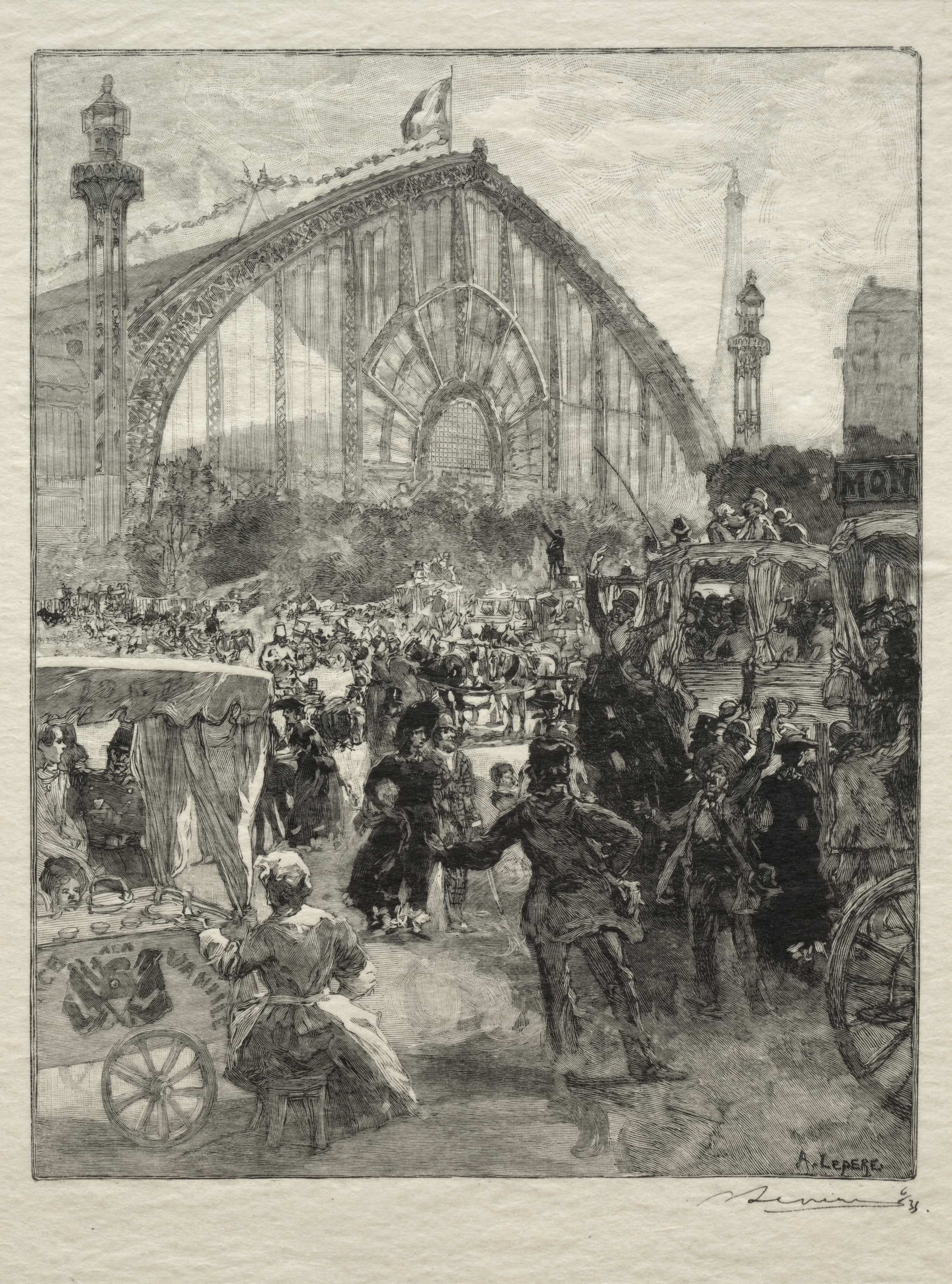 Leaving the 1889 Exhibition