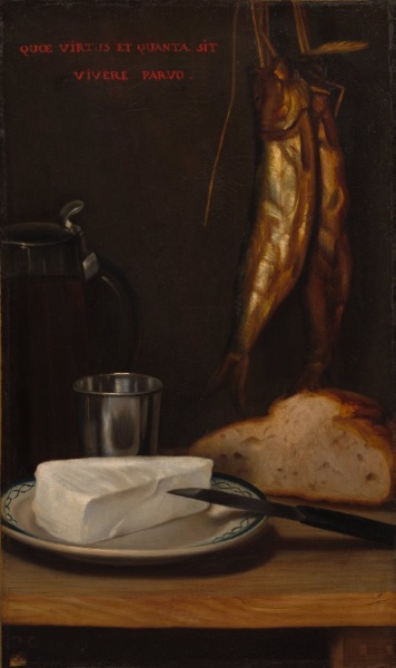 Still Life with Herring, Bread, and Cheese