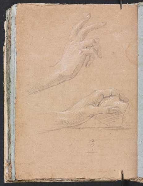 Verona Sketchbook: Hands (page 92)
