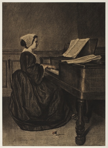 Woman at the Spinet