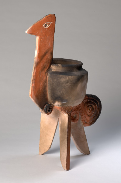 Vessel in the Form of an Animal: "Ostrich Tripod"