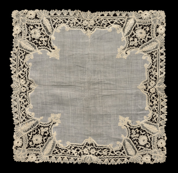 Bobbin Lace (Duchesse) Handkerchief