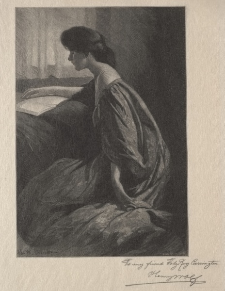 Girl Reading at a Window