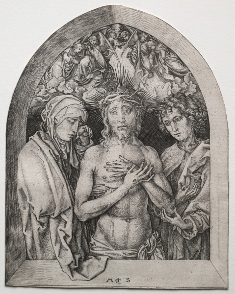 Christ as the Man of Sorrows between the Virgin and St. John