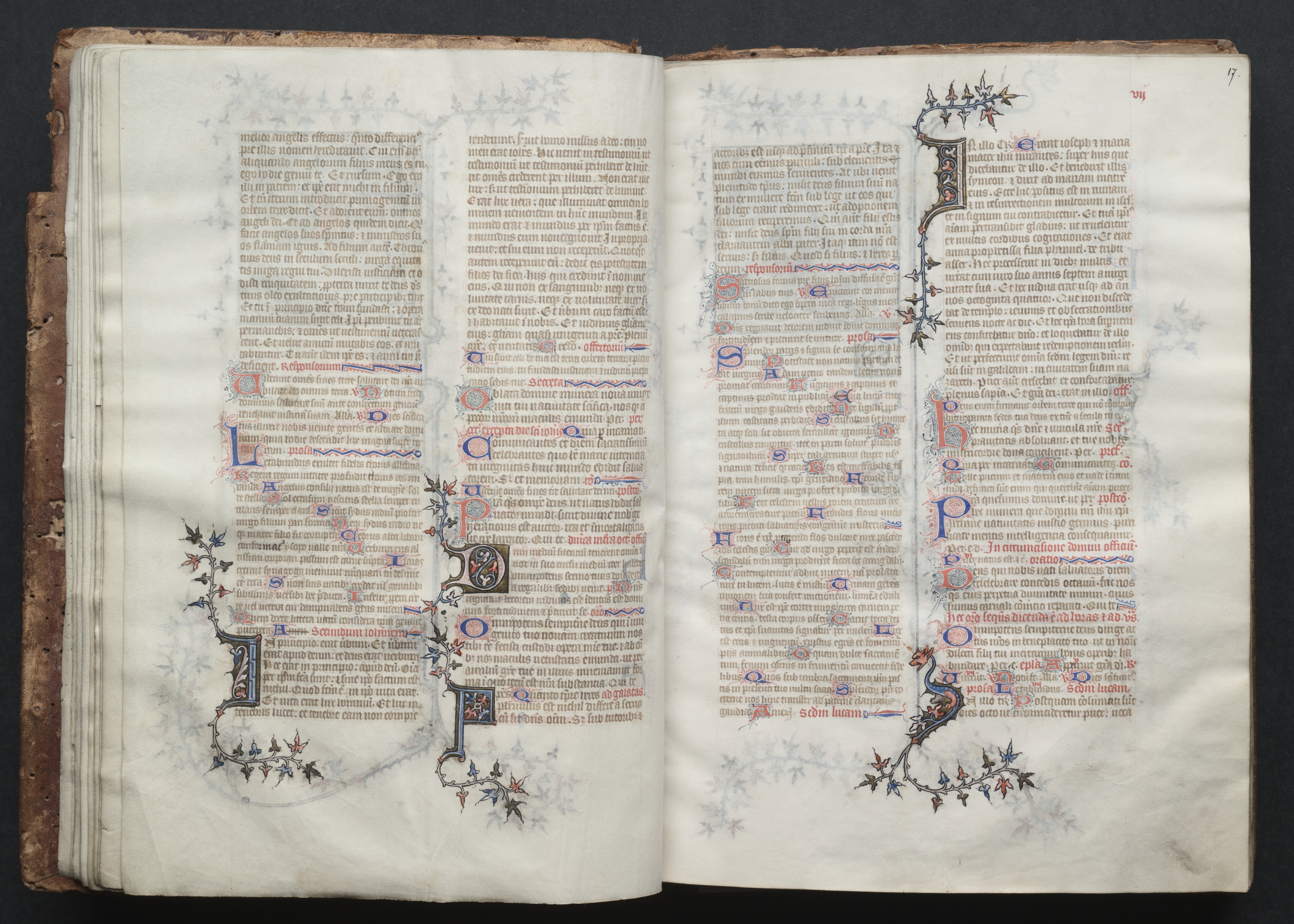 The Gotha Missal:  Fol. 16v, Text