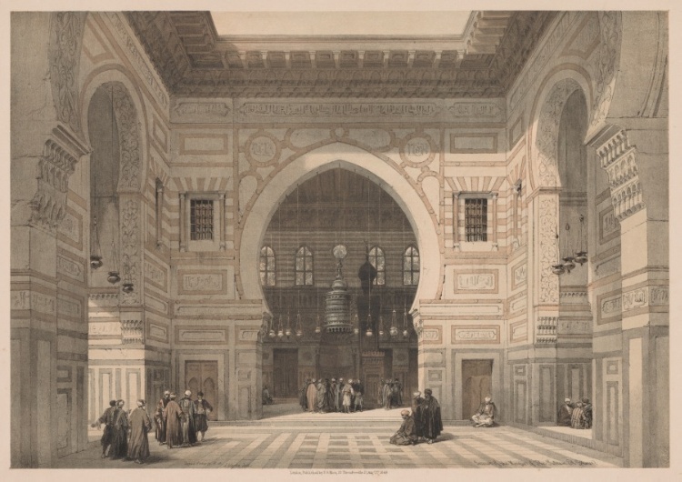 Egypt and Nubia:  Volume III - No. 36, Interior of the Mosque of the Sultan El Ghoree