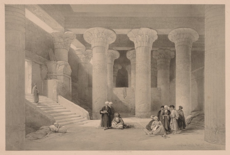 Egypt and Nubia:  Volume I - No. 24, Temple at Esneh