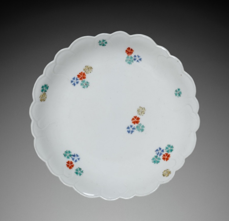 Small Dish with Flowers