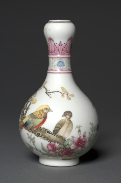 Vase with Golden Pheasants