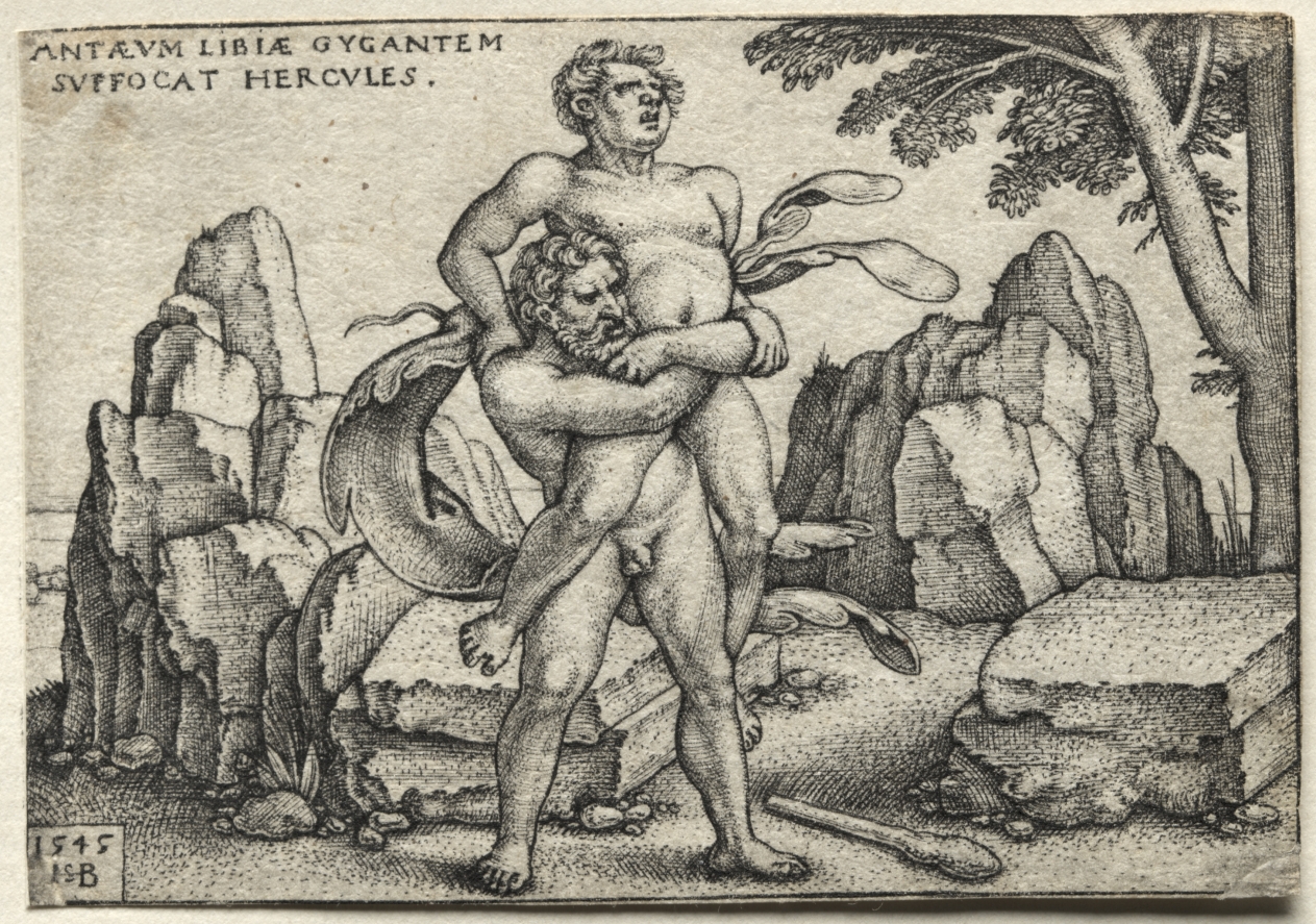 The Labors of Hercules: Hercules Crushing Antaeus