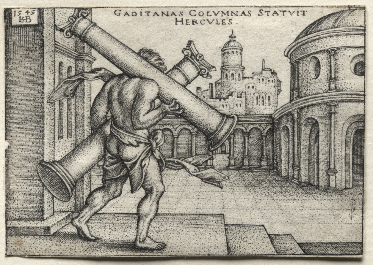 The Labors of Hercules:  Hercules Carrying the Columns of Gades