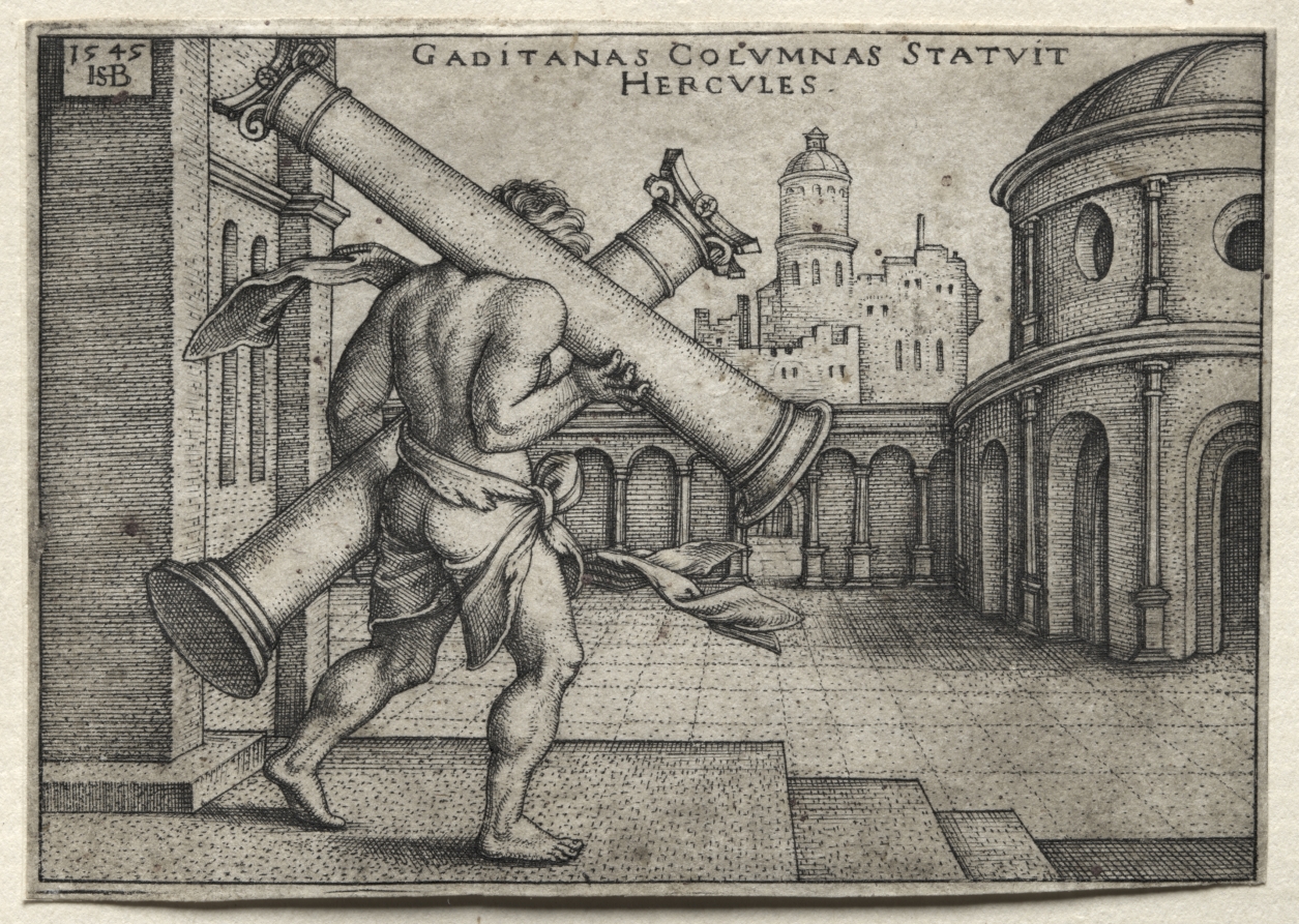 The Labors of Hercules:  Hercules Carrying the Columns of Gades