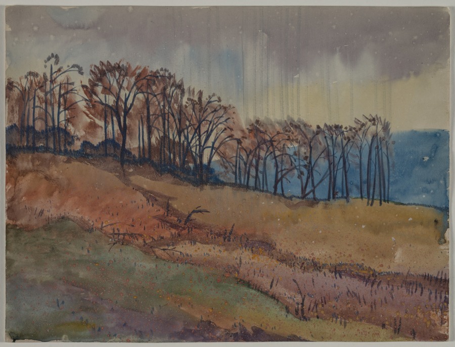 Santa Fe Railroad Window Sketch, Henry Keller, c. 1891–1949