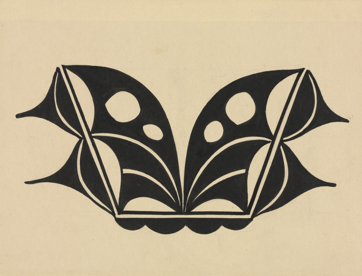 San Ildefonso Pottery Design, Kenneth M. Chapman, Before 1928