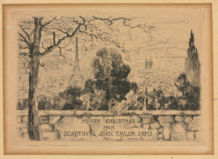Christmas Card Series No. 8: Merry Christmas from Dorothy and John Taylor Arms