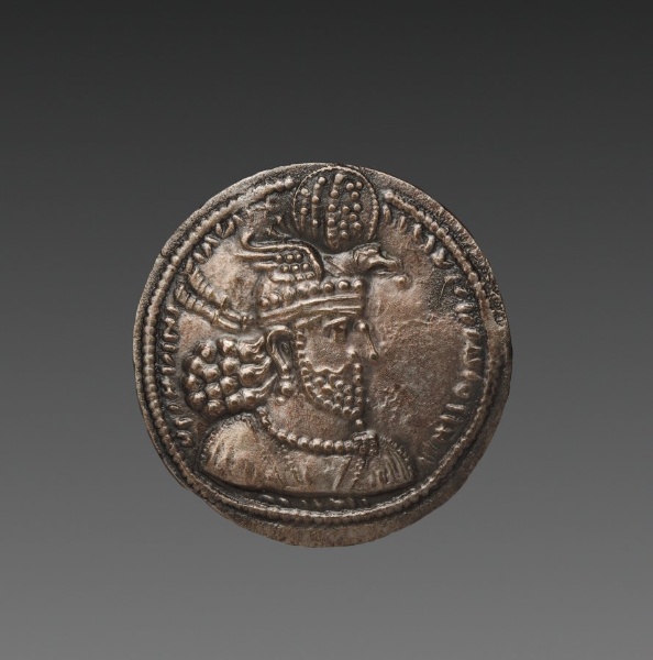 Drachm: Bust of Hormizd II, r., wearing crown (obverse)