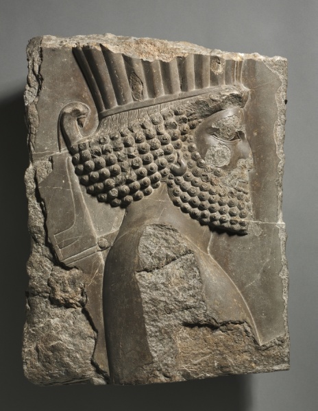 Fragment of a Wall Decoration from the Palace of Xerxes: "Guardsman" in Procession