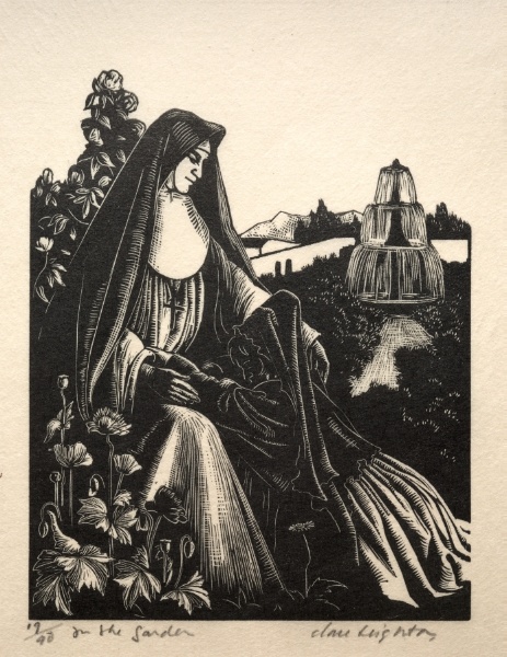 The Abbess and Camila (illustration for The Bridge of San Luis Rey by Thornton Wilder)