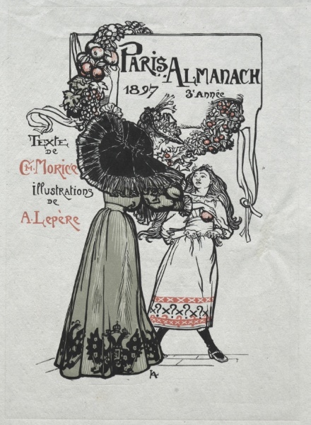 Paris Almanac, 1897:  Cover
