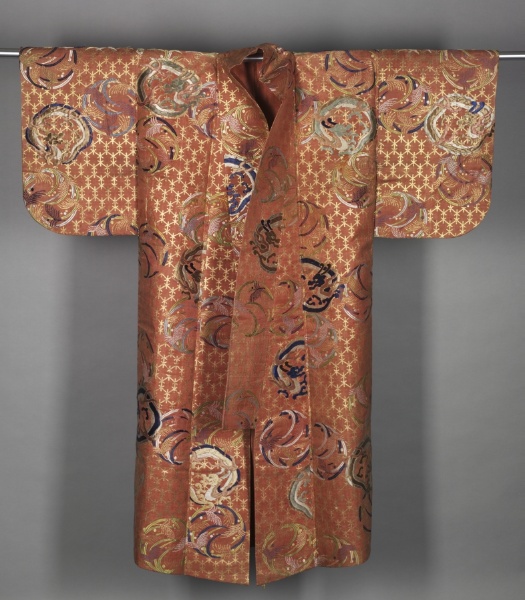 Noh Costume (Karaori) with Dragon and Rice with Dew Roundels