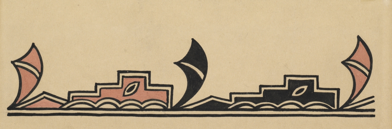 San Ildefonso Pottery Design, Kenneth M. Chapman, Before 1928