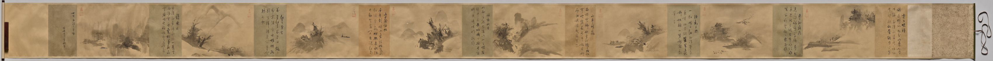 Poems and Pictures of the Eight Views of Xiao-Xiang