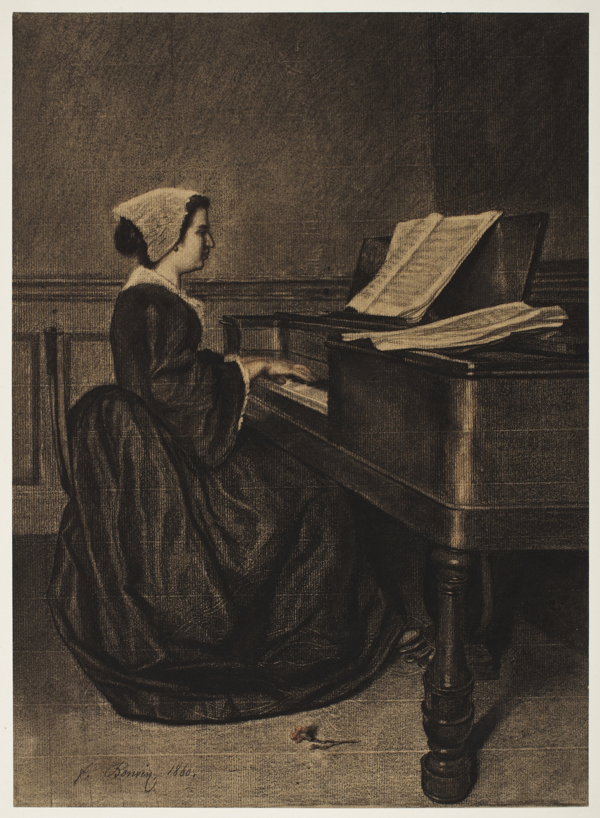Woman at the Spinet