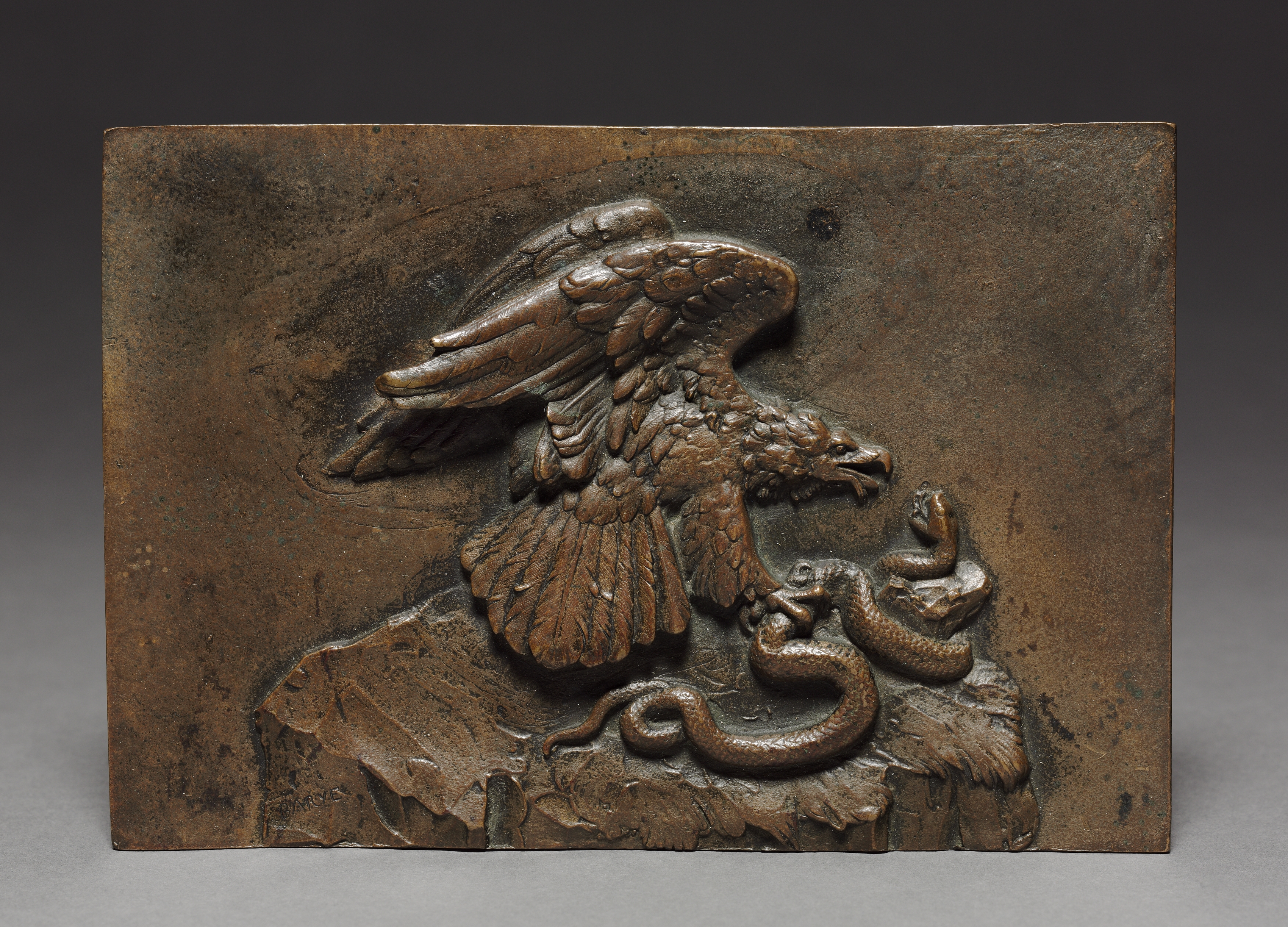 Plaque: Eagle with Snake