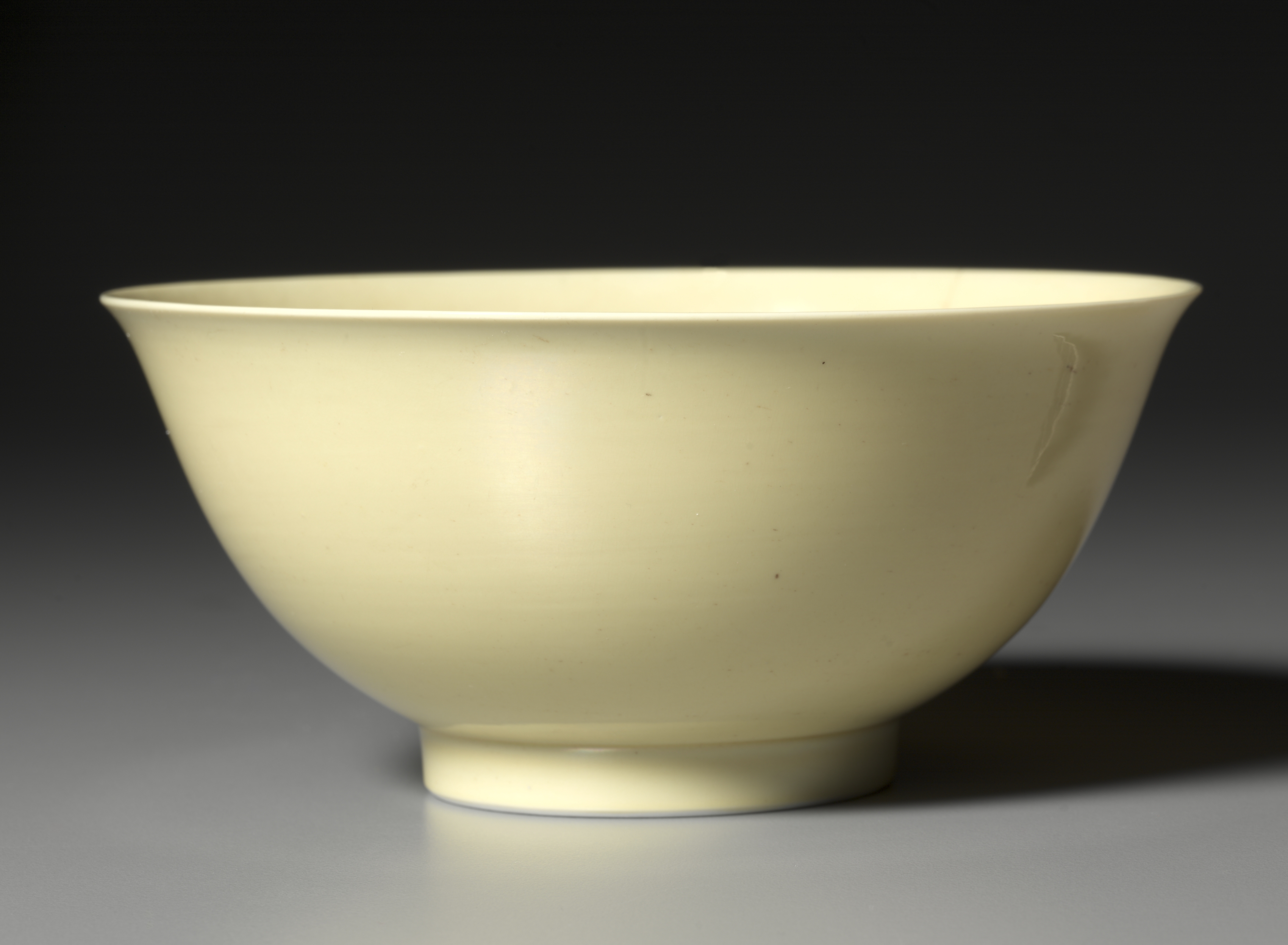 Bowl with Yellow Glaze